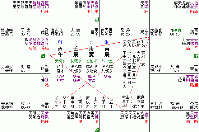 配偶极富的女命紫微斗数
,紫微斗数图4