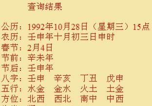 今日农历查询八字
,我是79年农历2月4日生的八字好图2