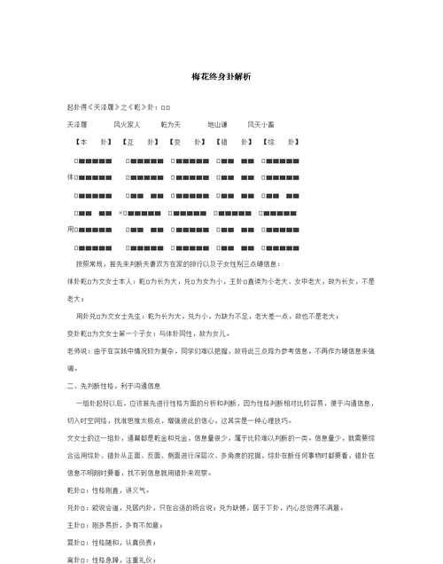 八字用梅花易数算命怎么算
,周易梅花易数断卦法图2