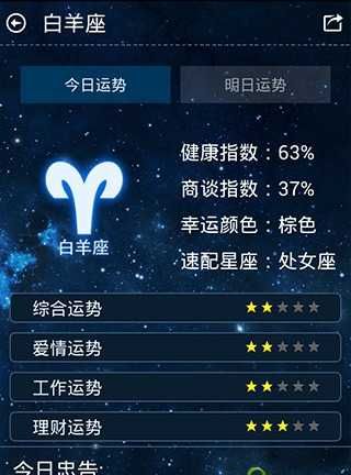 每日运势今日星座运势查询
,星座爱情运势准吗图5