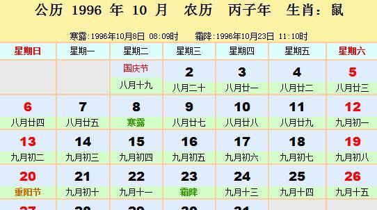 阳历9月日柱
,农历1996929是什么星座图3