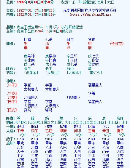 8月4日是什么命
,08月4日未时是不是三奇命格图4