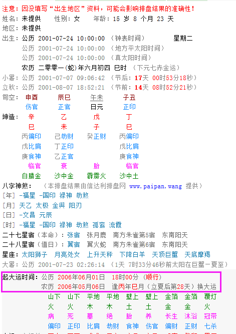 96年6月28八字命格
,生辰八字对照表图2