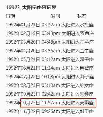 92年10月19号上升星座
,农历十月十九大约点半左右出生于江苏连云港的上升星座是...图5