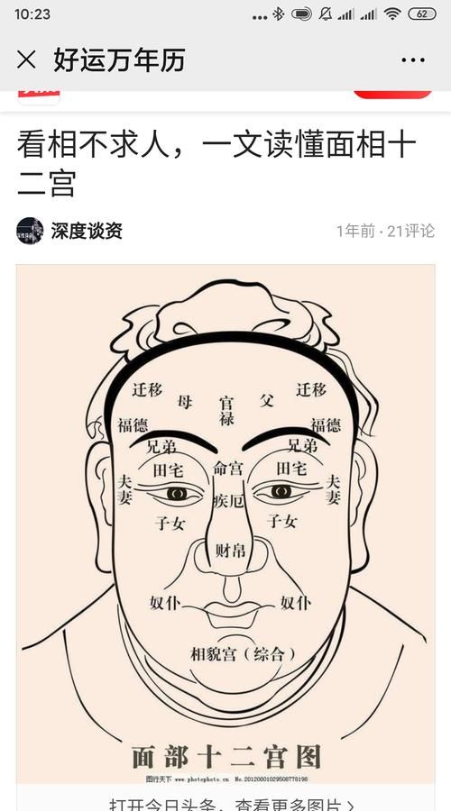 面相口诀00准确,面相口诀完整版图1