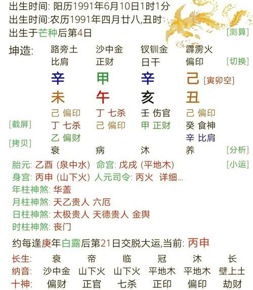 元亨利贞免费四柱八字排盘详解,元亨利贞四柱八字排盘详解析图2