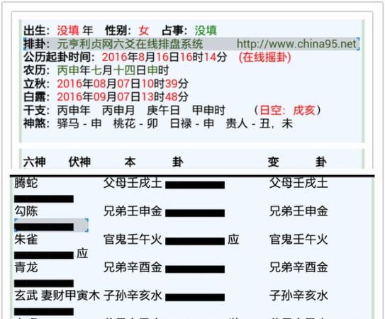 六爻在线排盘预测,免费六爻在线排盘解卦白米饭图2