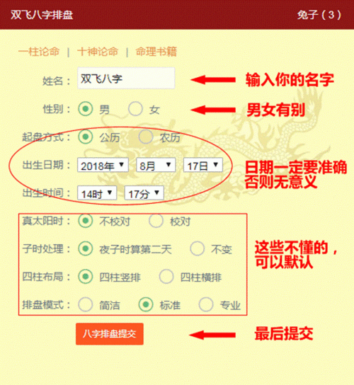 八字排盘解读方法,八字排盘怎么解读图3