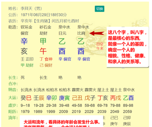 八字排盘宝怎么能看懂