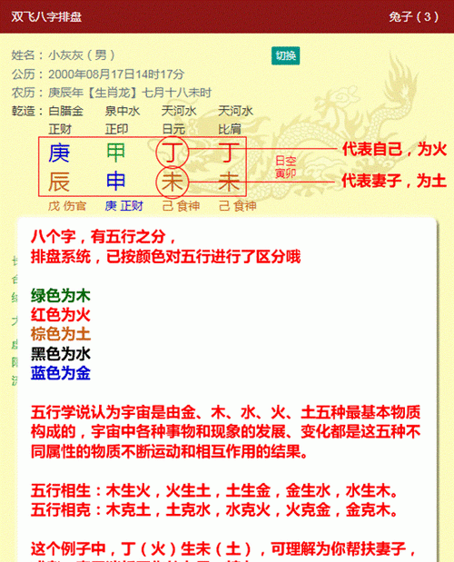 八字排盘十神查询喜忌