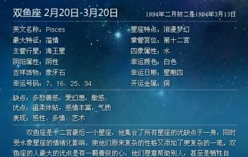 九四年是什么星座?1月1日